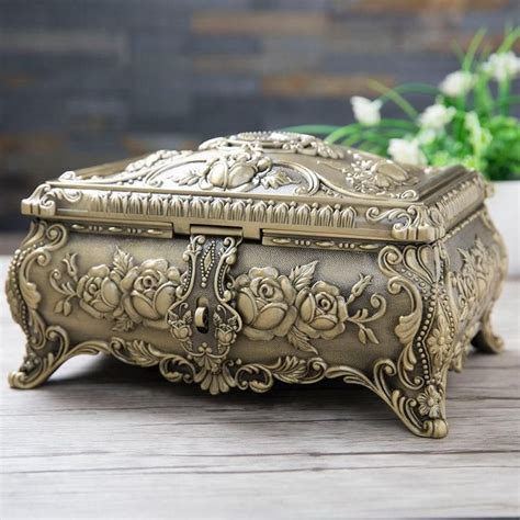 art metal jewelry box